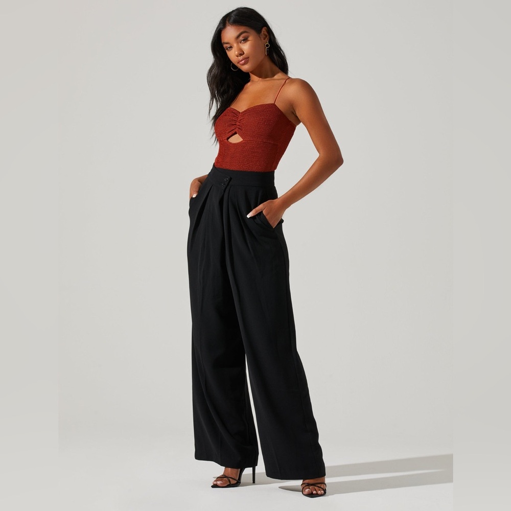 Astr the label high wasted wide leg pants